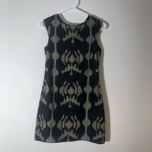 Short Pattered Backless Dress